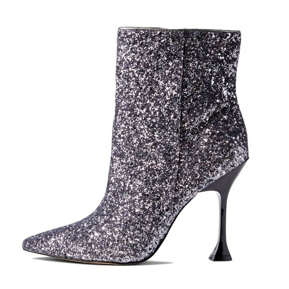 NWT Marc Fisher Stolla shimmer sparkle bootie heels womens size 6M - Picture 1 of 10